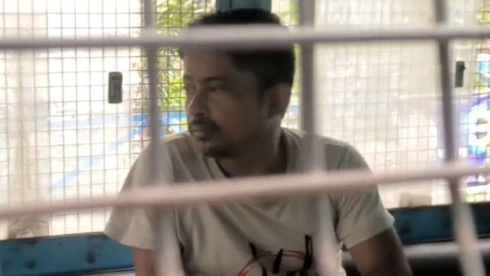 ধৃত স্বামী। ফাইল ছবি