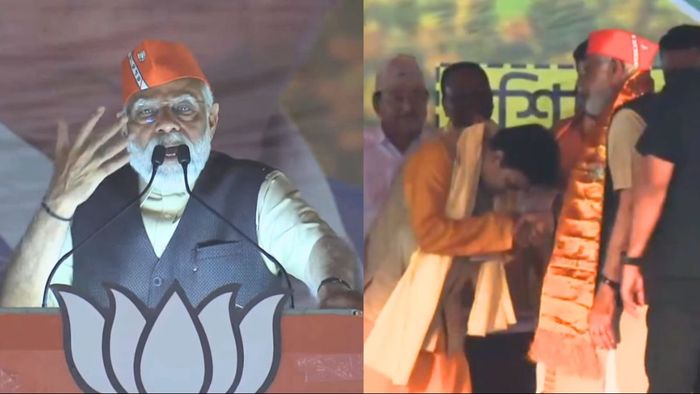 প্রধানমন্ত্রী নরেন্দ্র মোদীকে অভিভাবন অভিজিৎ গঙ্গোপাধ্যায়ের