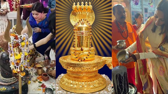 শ্রাবন্তী- মিমির শিবরাত্রির পুজো (ছবি: ইনস্টাগ্রাম)