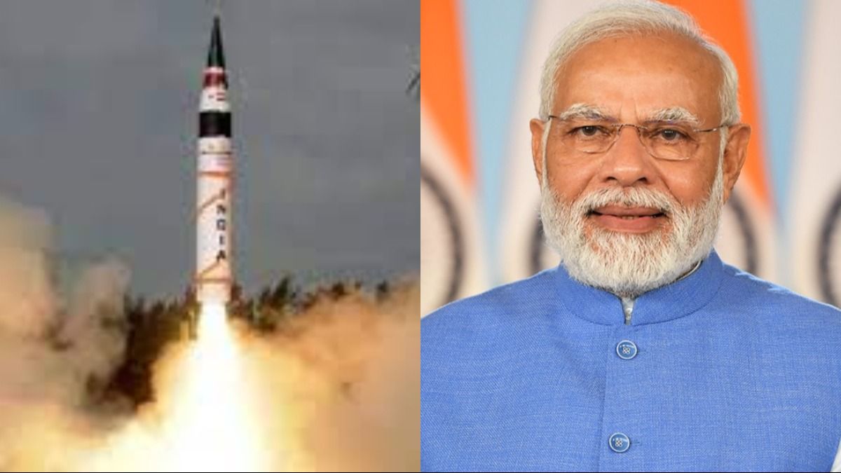 দেশীয়ভাবে তৈরি অগ্নি-৫ ক্ষেপণাস্ত্রের সফল পরীক্ষা ভারতের, অভিনন্দন মোদীর