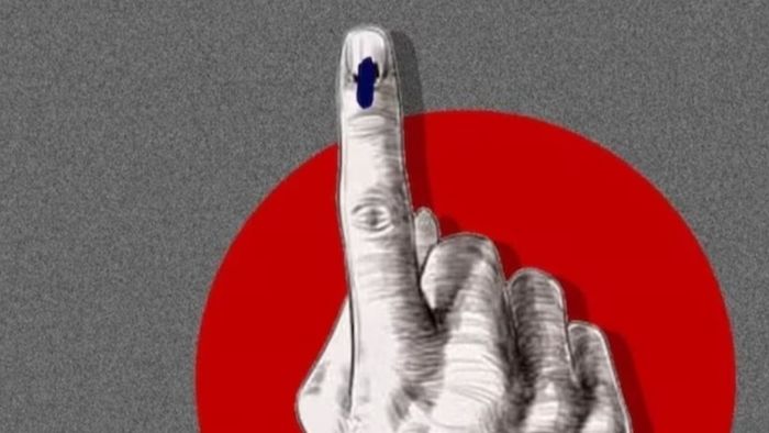 এক দেশ, এক নির্বাচন। গ্রাফিক্স ছবি