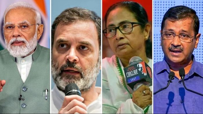 লোকসভা নির্বাচন ২০২৪। কোলাজ