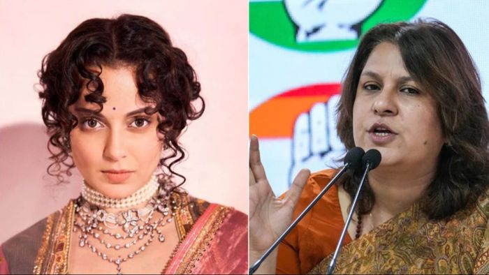 কঙ্গনা রানাউত ও সুপ্রিয়া শ্রীনেত