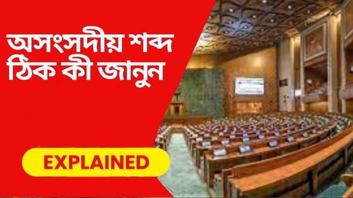অসংসদীয় শব্দ ঠিক কী জানুন