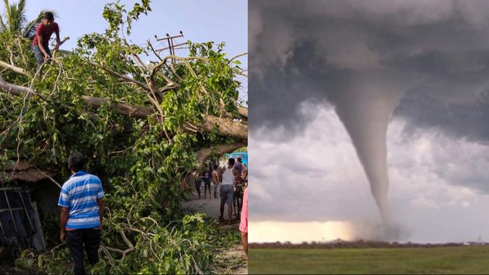 জলপাইগুড়ির সেই ঝড় (ভাইরাল ছবি)