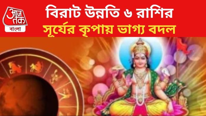 সূর্যের কৃপায় লাভবান ৬ রাশি।