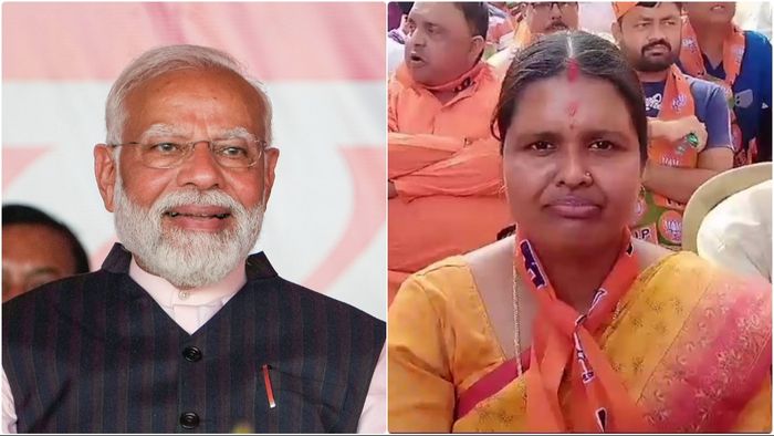 বিজেপি কর্মী লতিকা হালদারকে ফোন করলেন মোদী। ফাইল ছবি
