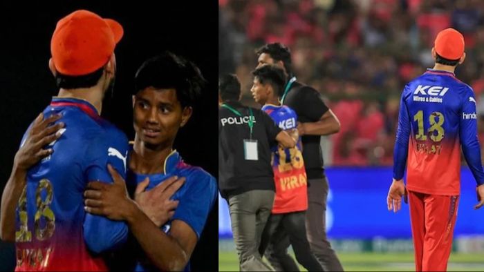 বিরাটের সঙ্গে সেই সমর্থক (ছবি-পিটিআই)