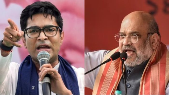 অভিষেক বন্দ্যোপাধ্যায়, অমিত শাহ।