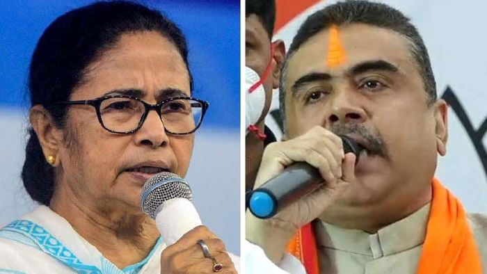 Mamata Banerjee and Suvendu Adhikari