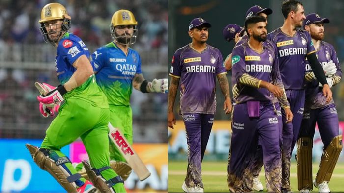 বিরাট কোহলি, ফাফ ডু প্লেসি ও কেকেআর