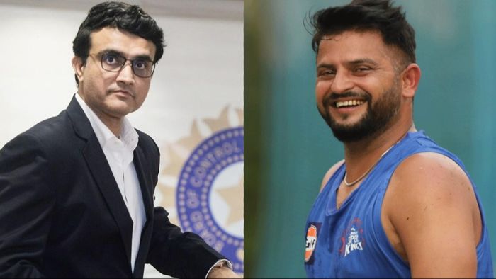 সৌরভ গঙ্গোপাধ্যায় ও সুরেশ রায়না