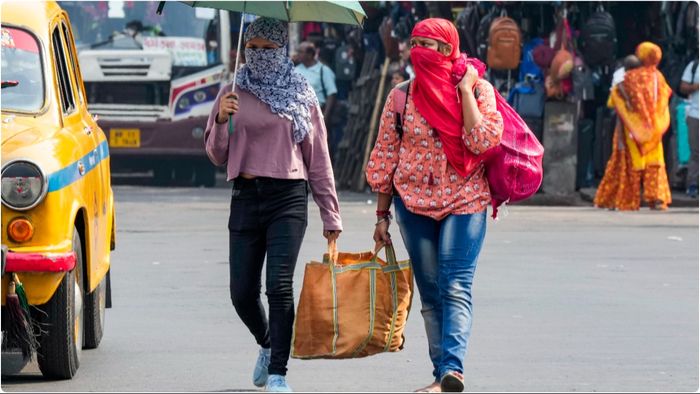 তাপপ্রবাহের পূর্বাভাস। ছবি-পিটিআই