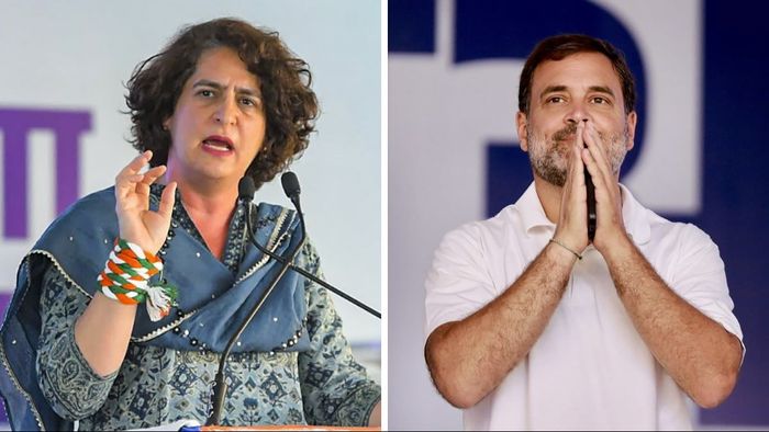 প্রিয়াঙ্কা গান্ধী-রাহুল গান্ধী