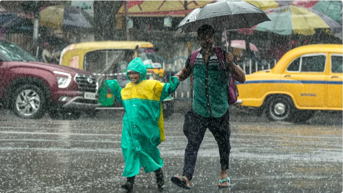 প্রবল গরমের পর বৃষ্টি। প্রতিনিধিত্বমূলক ছবি