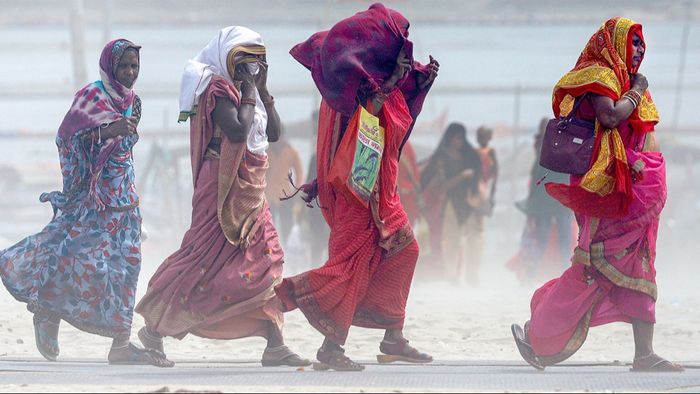 Heatwave in India-- PTI