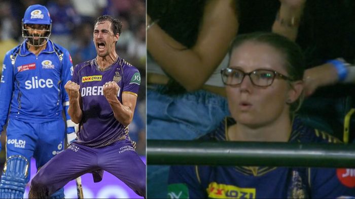 স্টার্ক ও তাঁর স্ত্রী অ্যালিসা পেরি