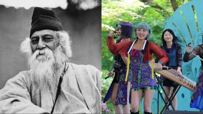 কোরিয়ান তরুণীদের কণ্ঠে 'ফুলে ফুলে, ঢলে ঢলে',