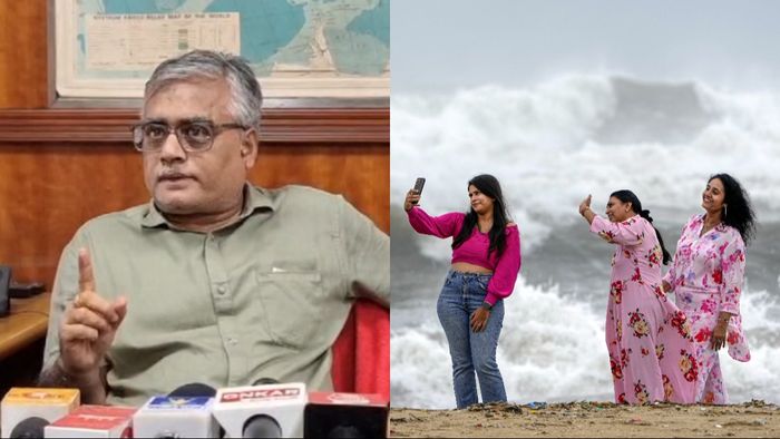 ঘূর্ণিঝড় নিয়ে ক্ষুব্ধ আবহাওয়া দফতর। কোলাজ