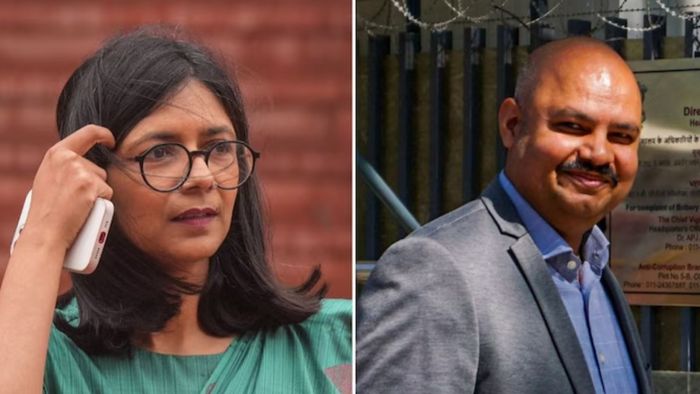 স্বাতী মালিওয়াল ও বিভব কুমার