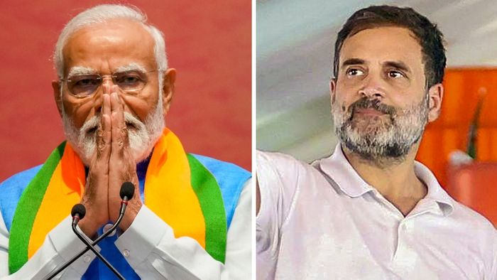 প্রধানমন্ত্রী মোদি এবং রাহুল গান্ধী