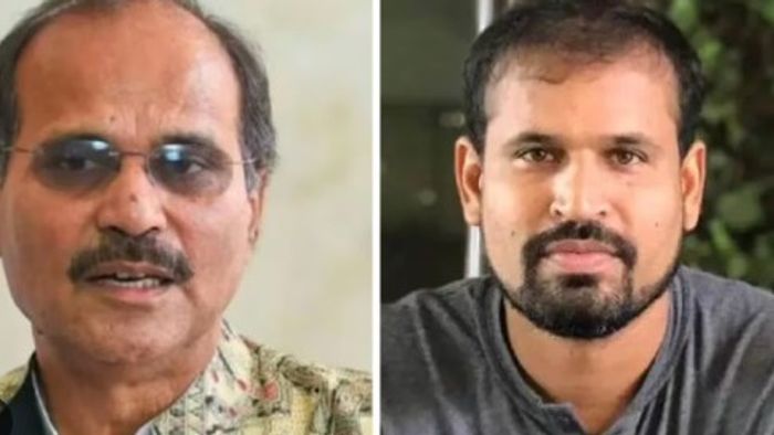 অধীর চৌধুরী এবং ইউসুফ পাঠান।