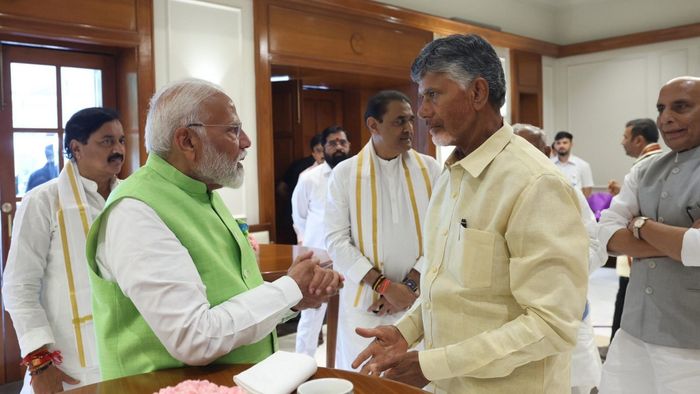 Narendra Modi and Chandrababu Naidu
