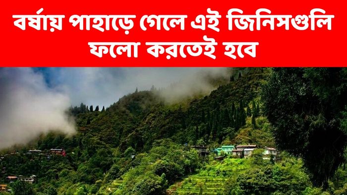 পাহাড়ের বৃষ্টি দেখতে যাবেন? এই কাজগুলি খেয়াল রাখুন, বিপদে পড়বেন না