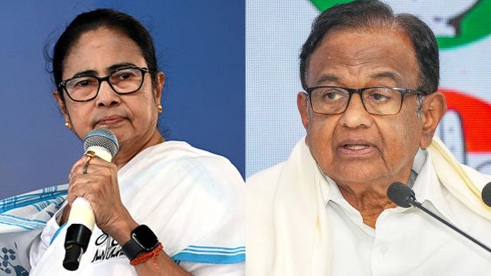 Mamata Banerjee and P Chidambaram