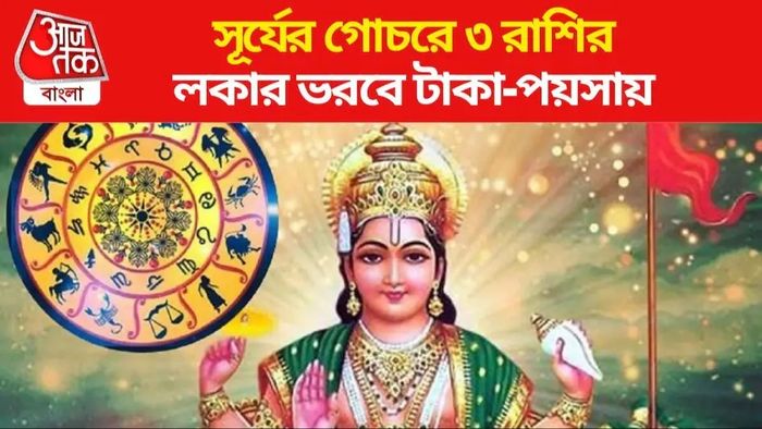 সূর্যের চমকে ব্যাঙ্ক-ব্যালেন্স উপচে পড়বে ৩ রাশির, নানা দিক থেকে আসবে টাকা