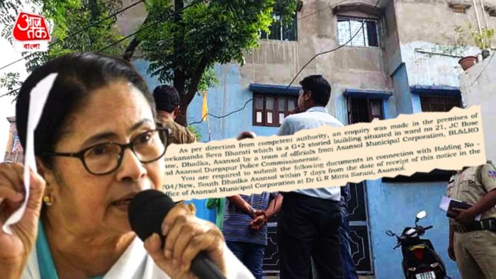 আসানসোলে আরএসএস কার্যালয়ে নোটিস