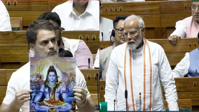 Rahul Gandhi and Narendra Modi