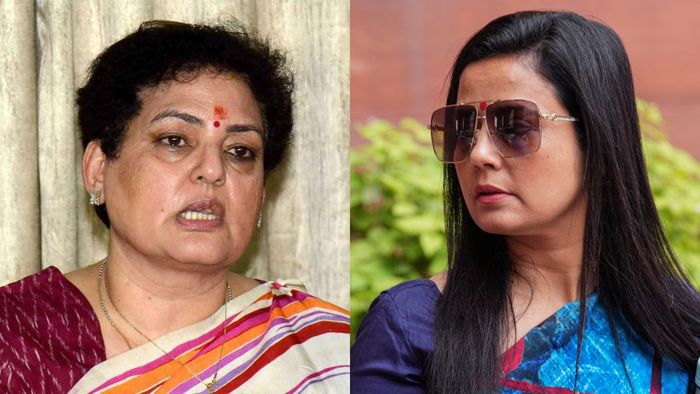 রেখা শর্মার বিরুদ্ধে অশালীন মন্তব্য করে ফের বিপাকে মহুয়া