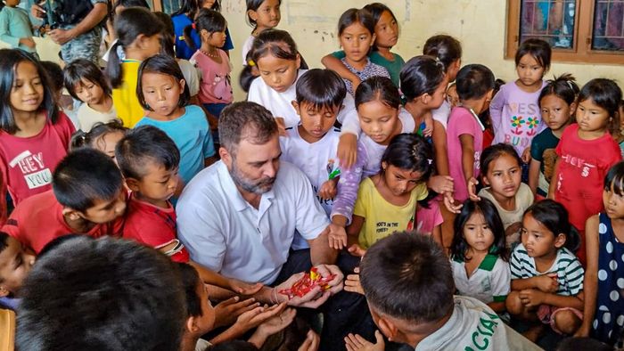 মনিপুর রাহুল গান্ধী