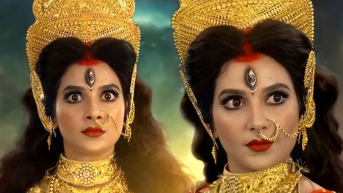 দুর্গা রূপে শুভশ্রী গঙ্গোপাধ্যায়