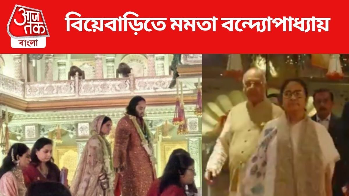 বিয়েবাড়িতে মমতা বন্দ্যোপাধ্যায়