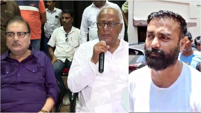 মদন মিত্র ও সৌগত রায়। কোলাজ