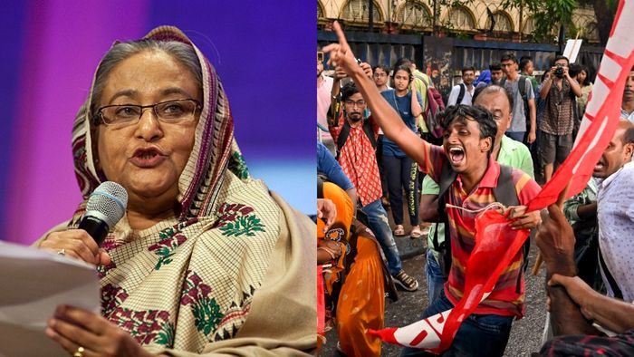 প্রধানমন্ত্রী শেখ হাসিনা সারা দেশে কারফিউ জারি ও সেনা মোতায়েনের সিদ্ধান্ত নিয়েছেন