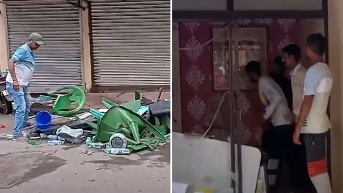 পানিহাটিতে তৃণমূলের গোষ্ঠী সংঘর্ষ, পার্টি অফিসে ভাঙচুর; খড়দা থানা ঘেরাও