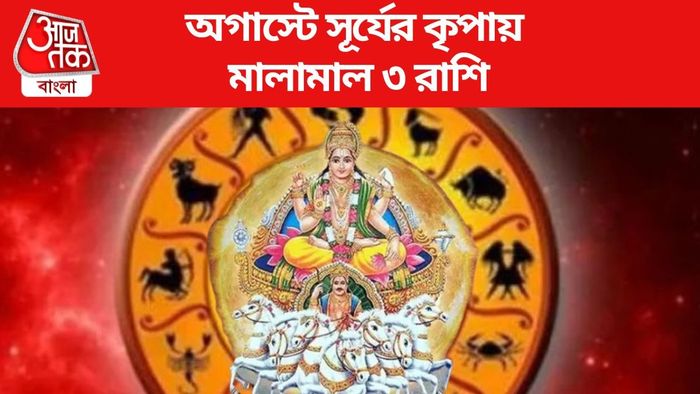 অগাস্টে সূর্যের কৃপায় মালামাল ৩ রাশি