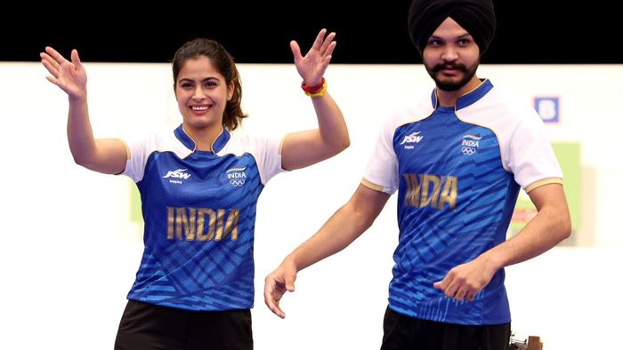 manu bhaker and sarabjot Singh