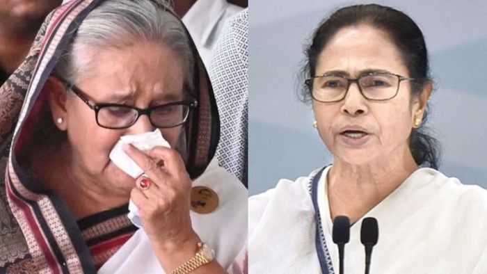 মমতা বন্দ্যোপাধ্যায় এবং শেখ হাসিনা