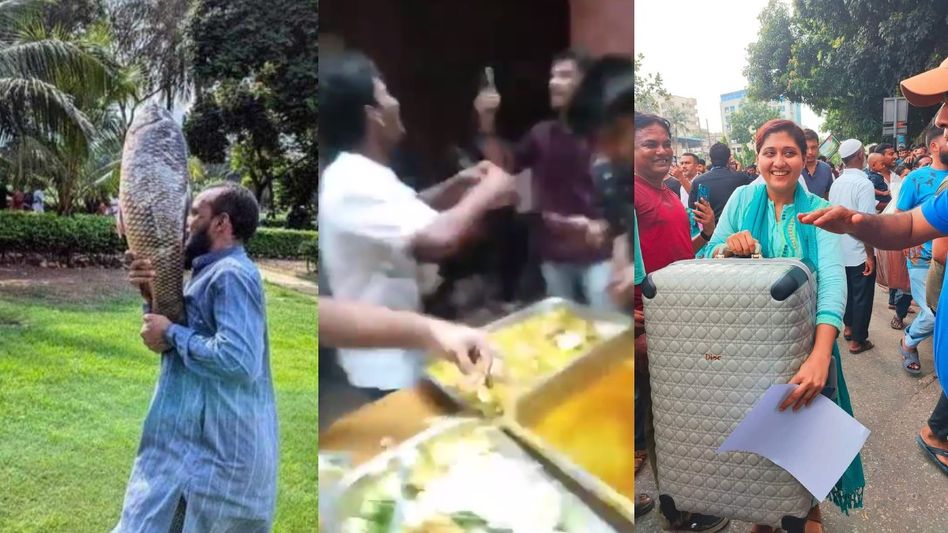 হাসিনার বিছানায় শুয়ে চিকেনে কামড়, মাছ-সুটকেস নিয়ে চম্পট, যেভাবে লুঠ চলল বাংলাদেশের PM আবাসে হাসিনার বিছানায় শুয়ে চিকেনে কামড়, মাছ-সুটকেস নিয়ে চম্পট, যেভাবে লুঠ চলল বাংলাদেশের PM আবাসে