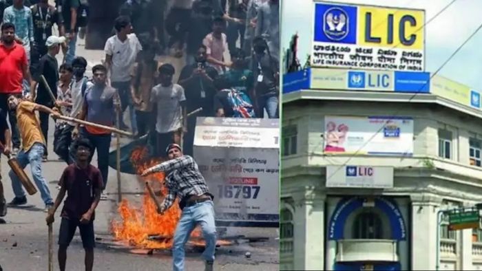 বাংলাদেশে অশান্তির জেরে বিপাকে একাধিক ভারতীয় কোম্পানি, ৭ অগাস্ট পর্যন্ত বন্ধ LIC অফিস
