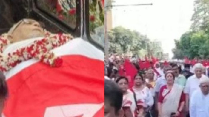 বুদ্ধদেবকে শেষশ্রদ্ধা জানাতে জনজোয়ার।