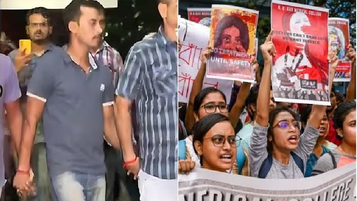 আরজি কর মেডিক্যাল কলেজে ধর্ষণে অভিযুক্ত সিভিক ভলান্টিয়ার। ফাইল ছবি