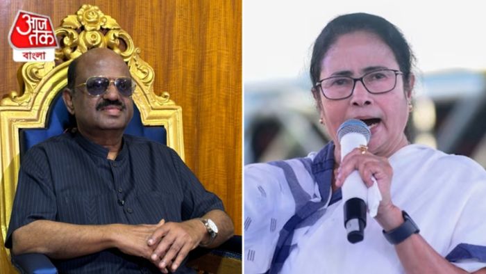 রাজ্য়পাল সিভি আনন্দ বোস এবং মমতা বন্দ্যোপাধ্যায়