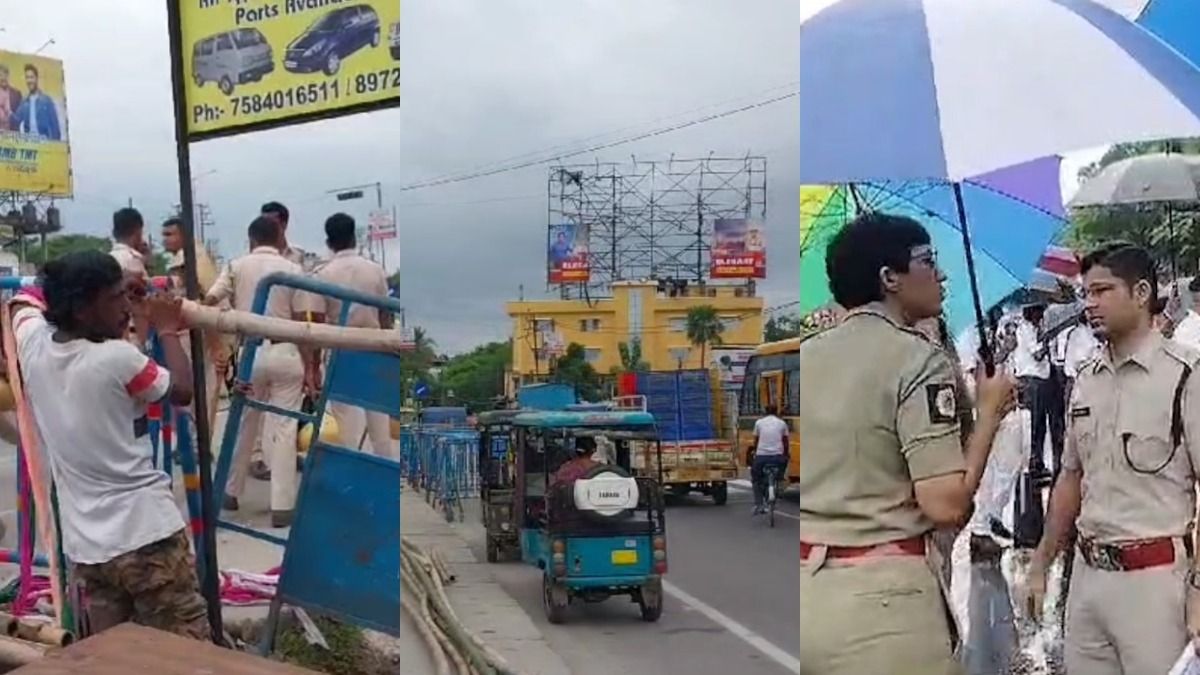 নবান্ন অভিযান ট্র্যাফিক নিয়ন্ত্রণ