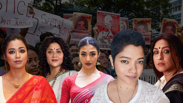 একজোট টলিপাড়ার মহিলা কর্মীরা