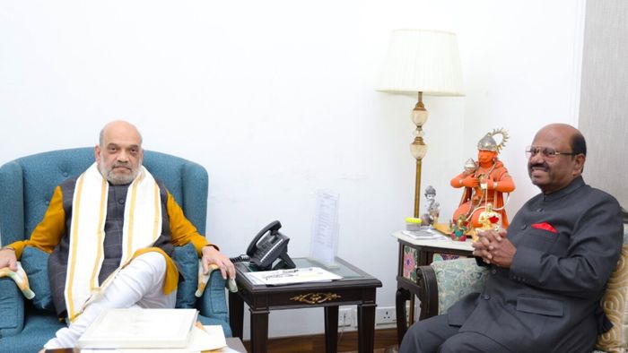 স্বরাষ্ট্রমন্ত্রী অমিত শাহের সঙ্গে সাক্ষাৎ রাজ্যপালের